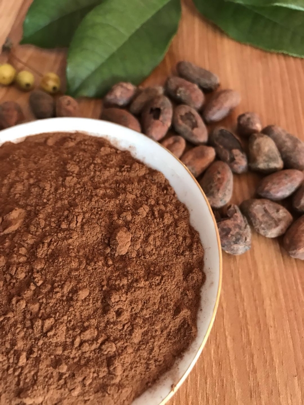 غرامة العضوية قلوية مسحوق الكاكاو البني البكتيريا المسببة للأمراض السلبية